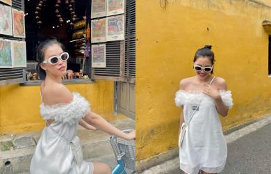 Hoa hậu Tiểu Vy tung tăng đi du lịch: Trang điểm 'nhẹ tênh' mà visual vẫn gây sát thương cực lớn