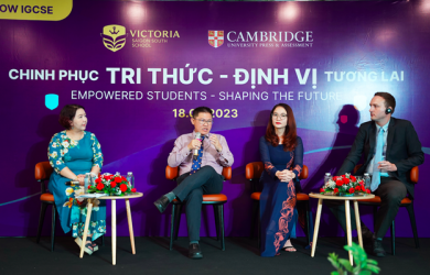 TalkShow “IGCSE: Chinh phục tri thức - định vị tương lai” do Trường Quốc tế Song ngữ Victoria Nam Sài Gòn tổ chức